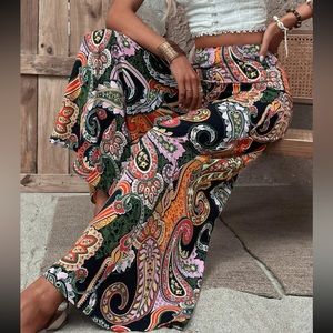 Boho Paisley Pants - XS